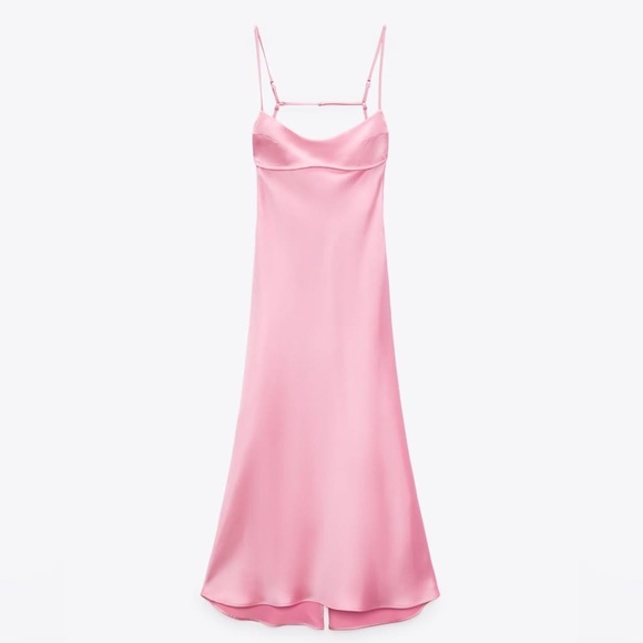 Zara Dresses Zara Viral Pink Dress Nwt Poshmark